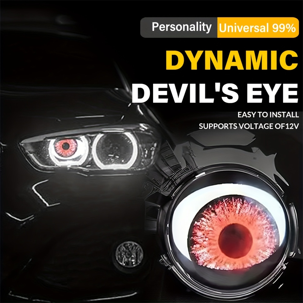  6-Mode Led Dynamic Devil Eye - đánh giá và giá Lighting Decoration Ideas