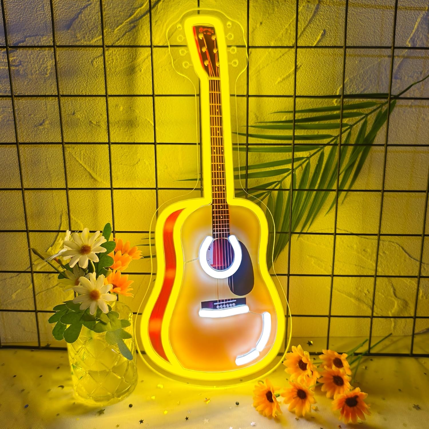 Acoustic Guitar LED Neon Sign  - đánh giá và giá Lighting Christmas Decor